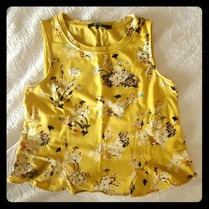 Floral sleeveless top